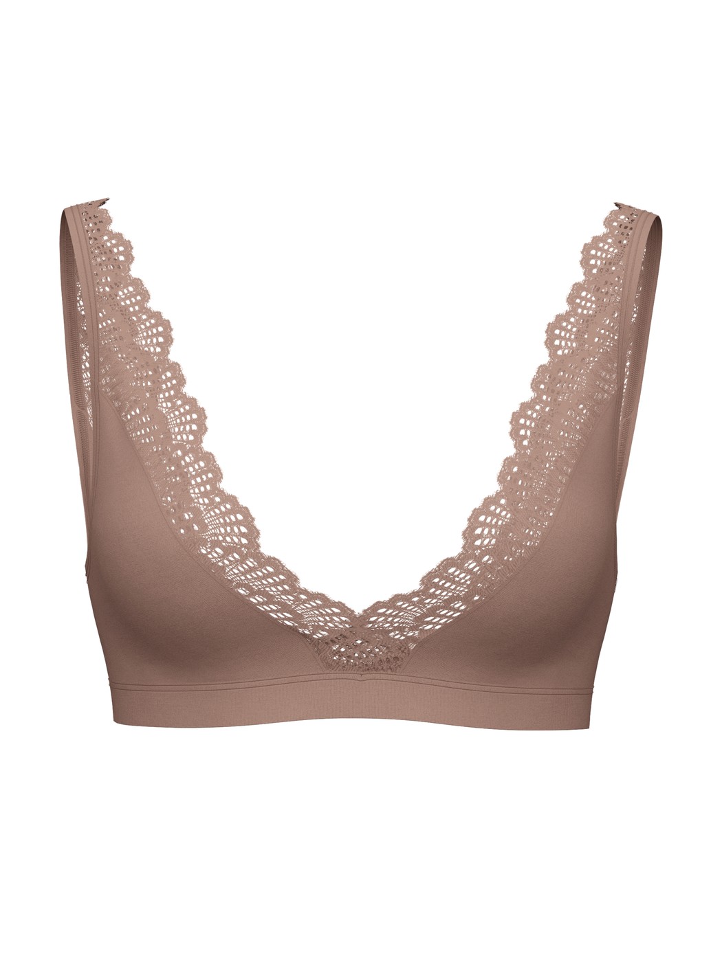 Damen - Bustier aus Modal in Braun, Spitze aus Serie Modal Sense von CALIDA