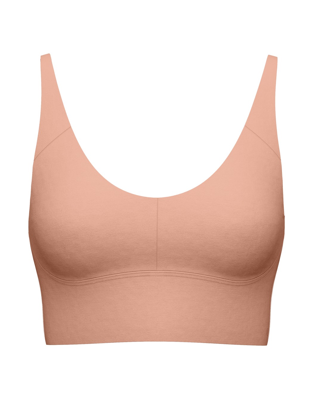 Damen - Bustier mit verstellbaren Trägern aus Modal in Grau, Einfarbig aus Serie Natural Skin von CALIDA