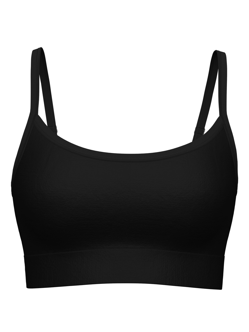 Donna - Bustier in Modal di colore Nero, Tinta unita, della serie Seamless Natural di CALIDA