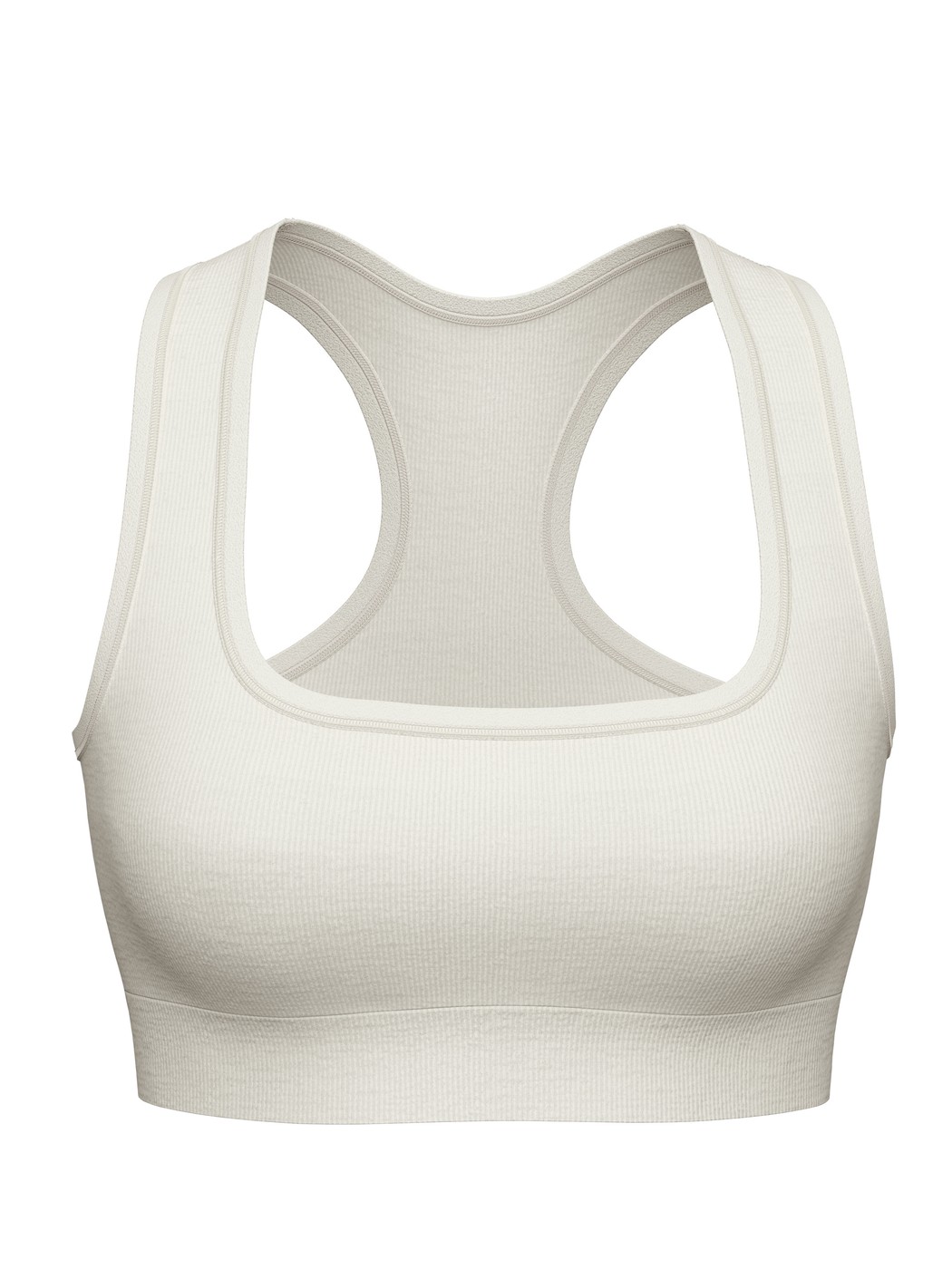 Donna - Bustier in Modal di colore Bianco, Tinta unita, della serie Seamless Natural di CALIDA