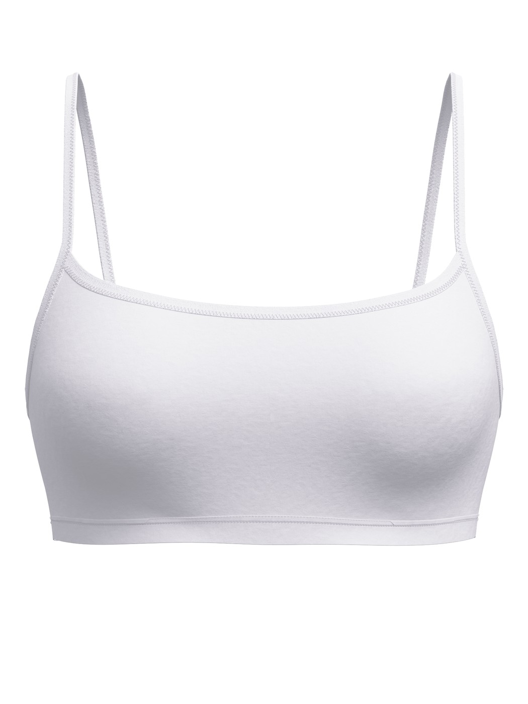 Damen - Bustier aus Polyamid in Weiß, Einfarbig aus Serie Sleek Skin von CALIDA