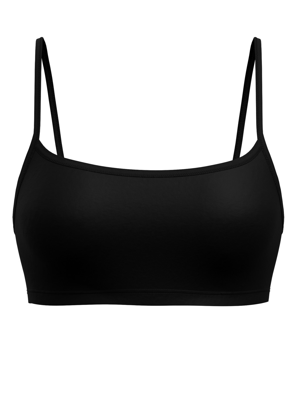 Damen - Bustier aus Polyamid in Schwarz, Einfarbig aus Serie Sleek Skin von CALIDA
