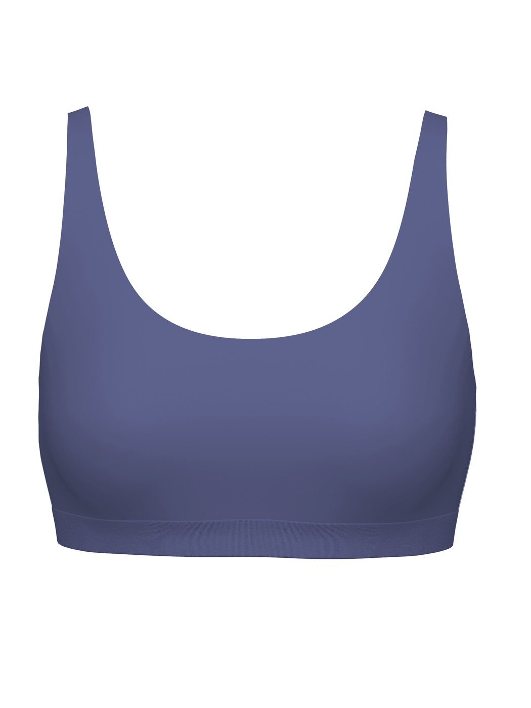 Damen - Bustier aus Modal in Blau, Einfarbig aus Serie Natural Skin von CALIDA