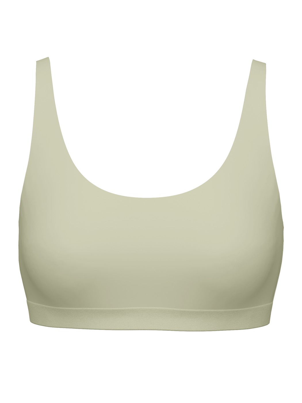 Damen - Bustier aus Modal in Grün, Einfarbig aus Serie Natural Skin von CALIDA