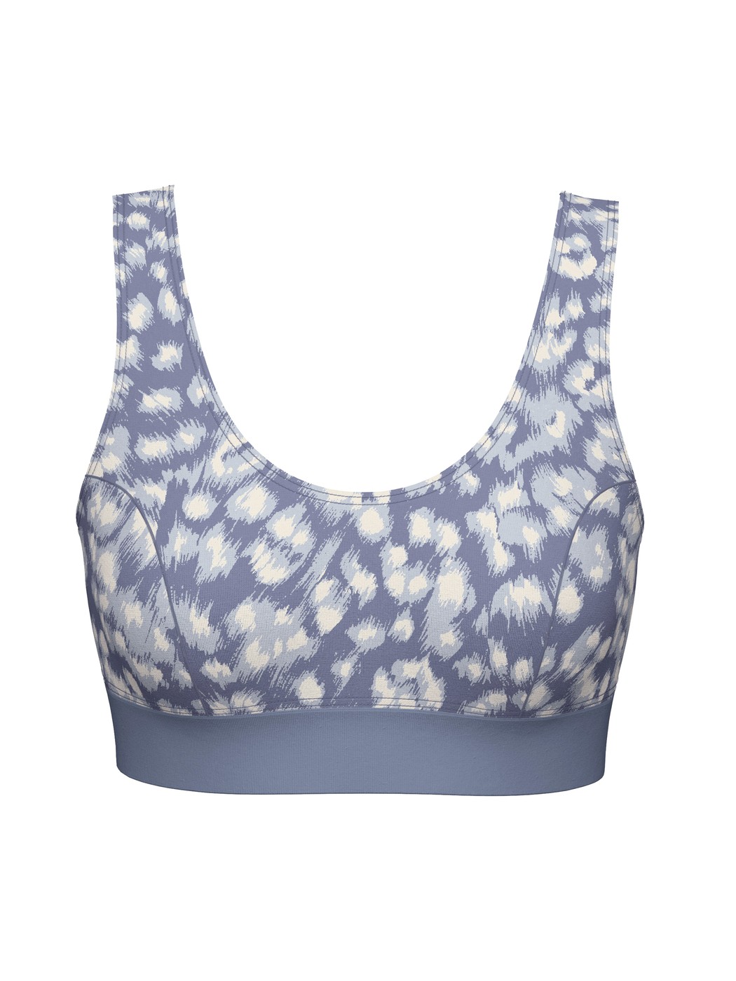 Women - Bustier made of Cotton in Grey, Patterned, from the Elastic Trend series by CALIDA