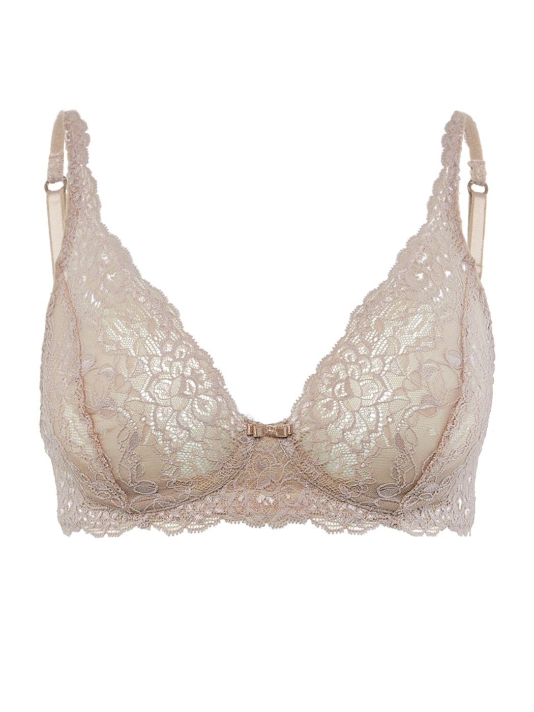 Lace bra without underwire