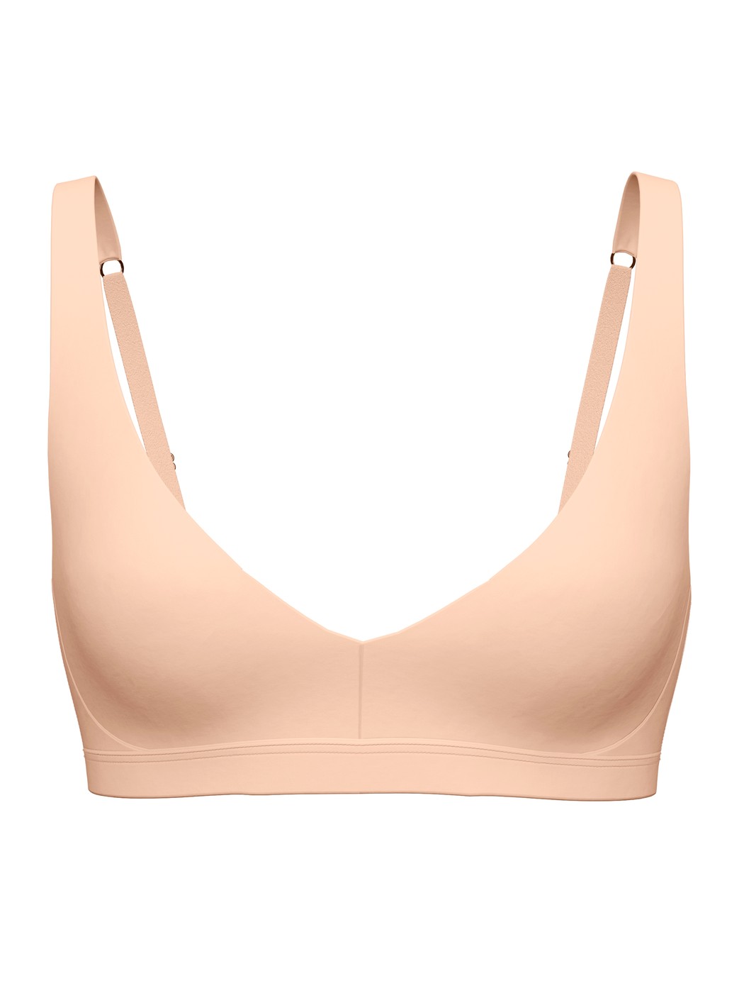 Women - Soft bra made of Polyamide in Beige, Unicoloured, from the Sleek Skin series by CALIDA