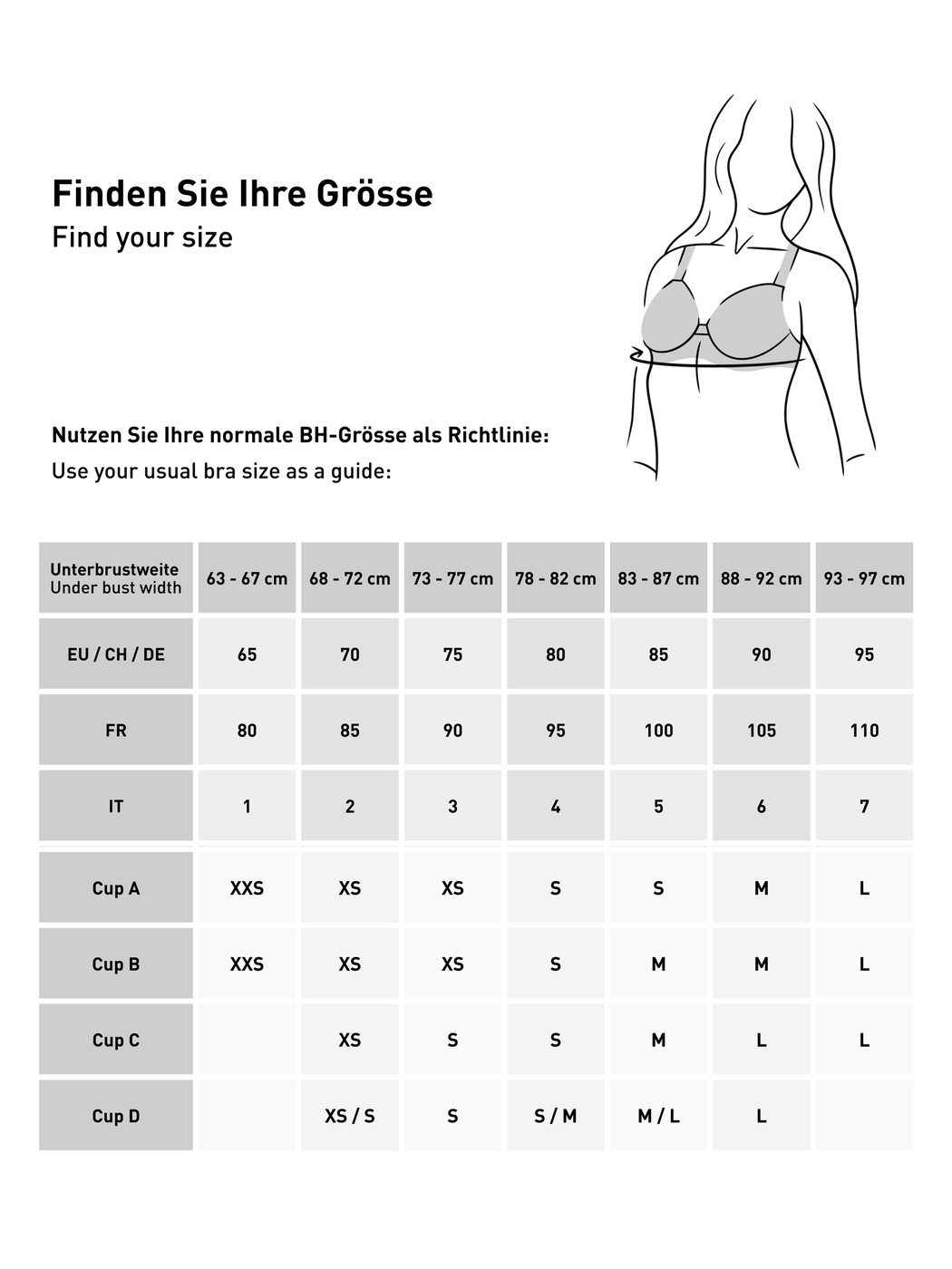 Donna - Reggiseno incollato in Modal di colore Grigio, Tinta unita, della serie Natural Skin di CALIDA, Immagine aggiuntiva