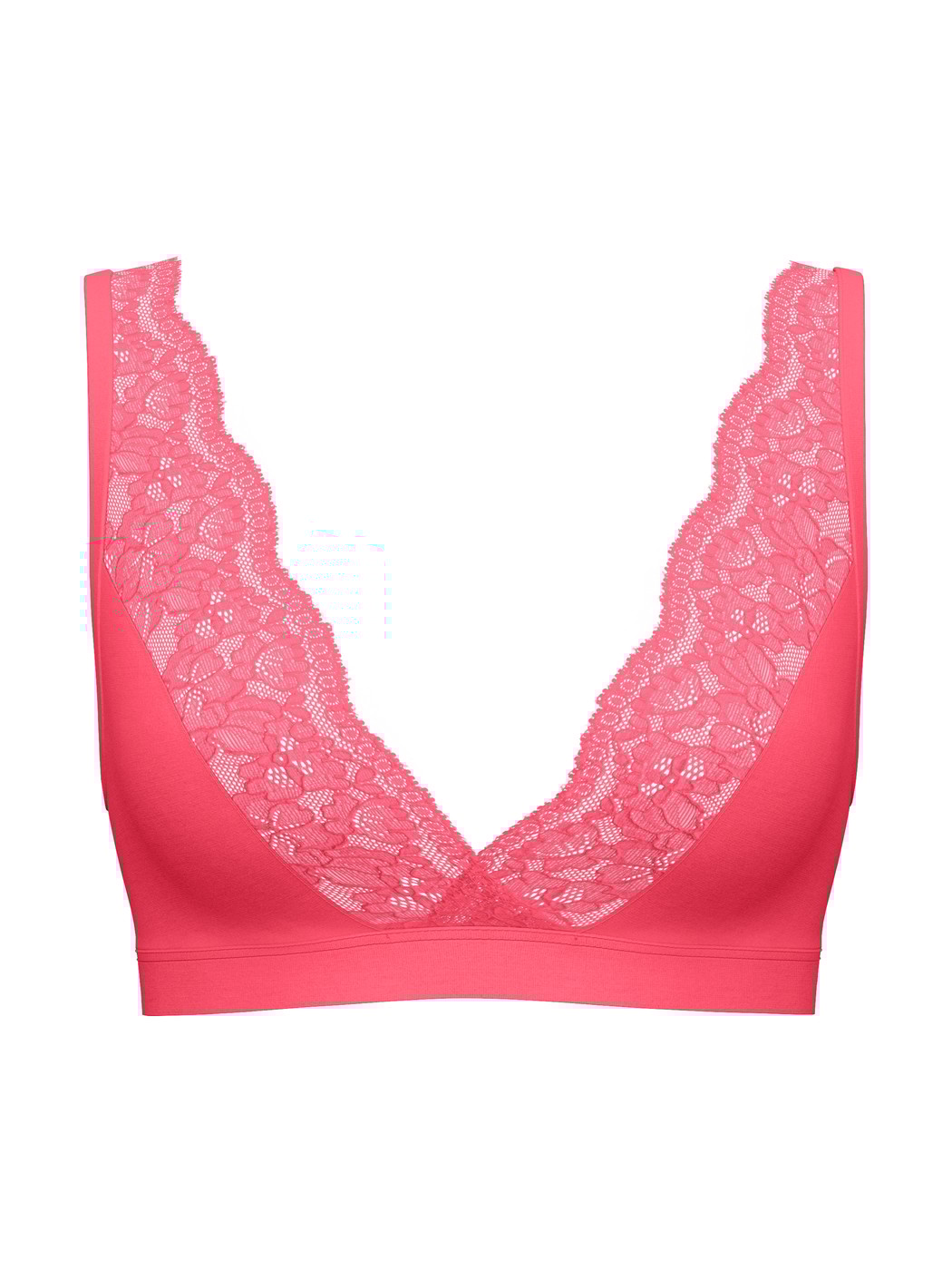 Damen - Soft-BH ohne Bügel aus Modal in Rosa, Spitze aus Serie Modal Love von CALIDA