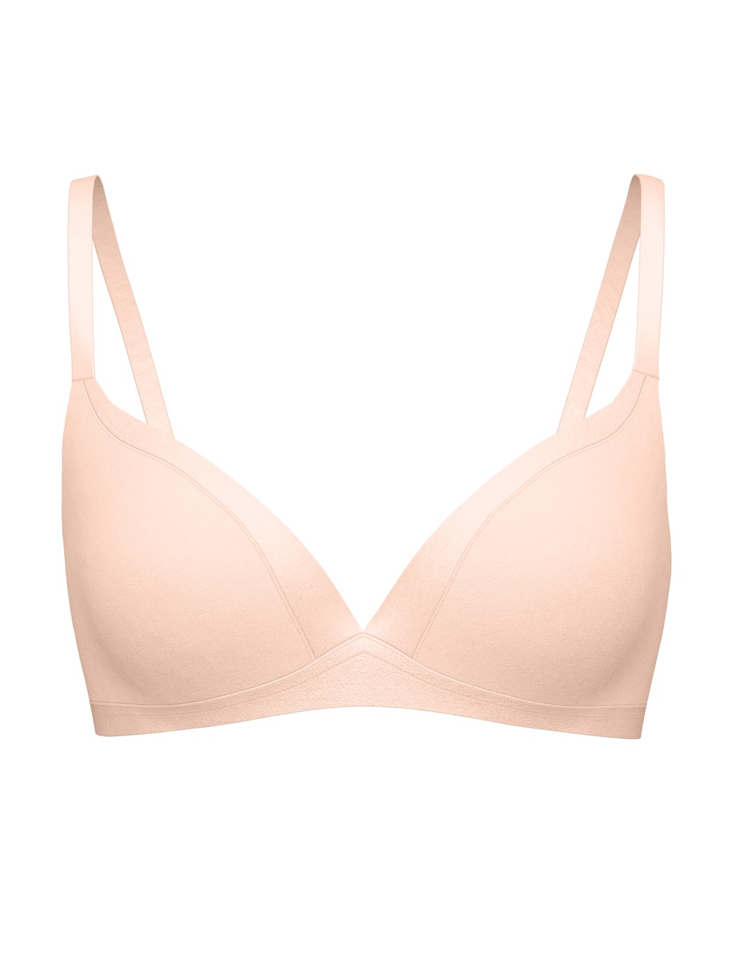 Women - Soft bra without underwire made of Cotton in Pink, Unicoloured, from the Cate series by CALIDA