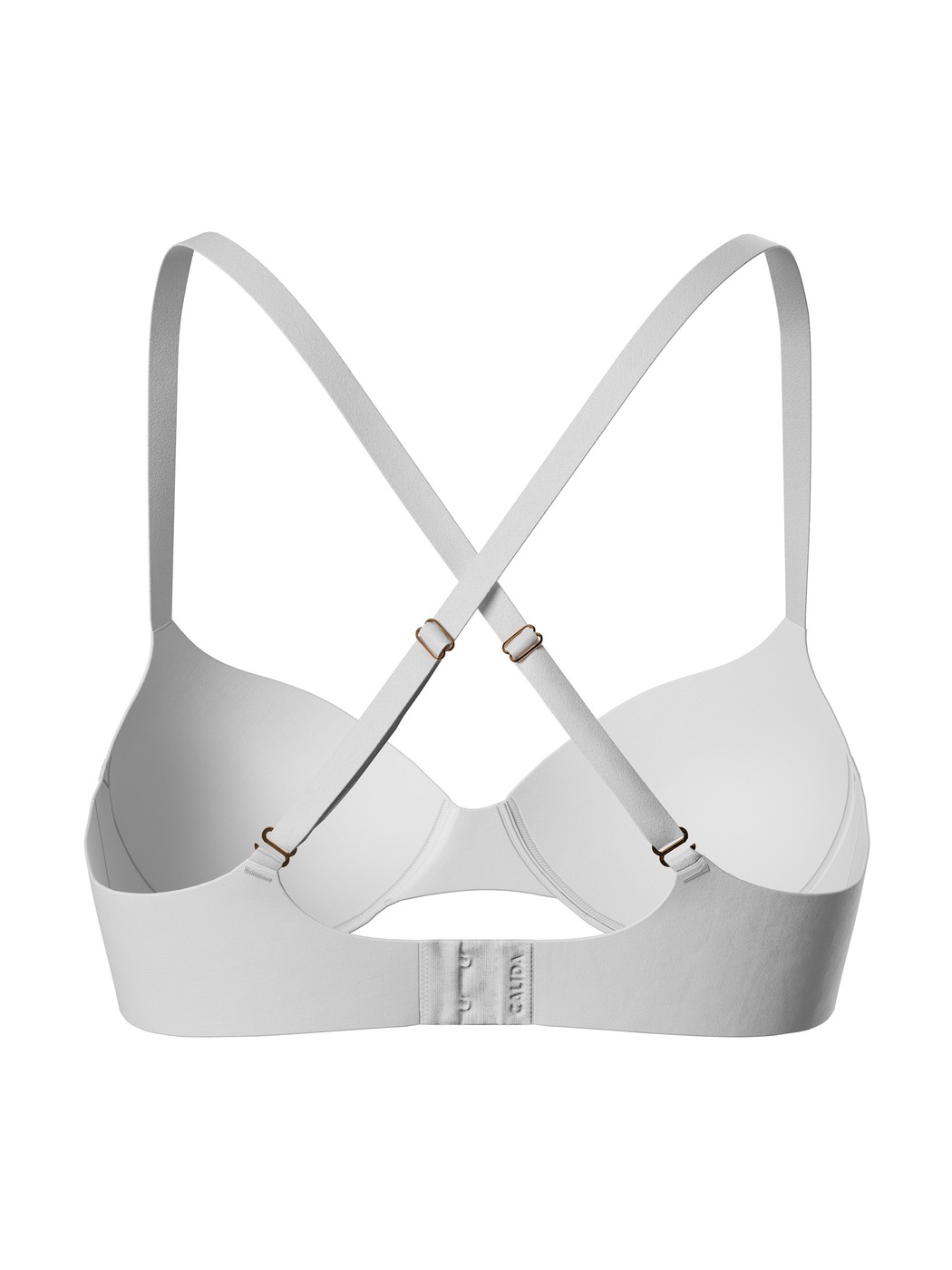 Donna - Reggiseno preformato con spalline multifunzione in Poliammide di colore Bianco, Tinta unita, della serie Sleek Skin di CALIDA