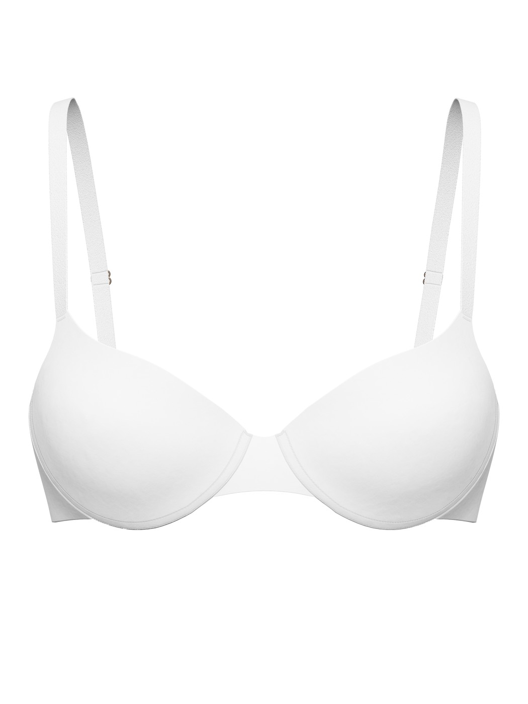 Women - Moulded Bra with Multiway Straps made of Polyamide in White, Unicoloured, from the Sleek Skin series by CALIDA