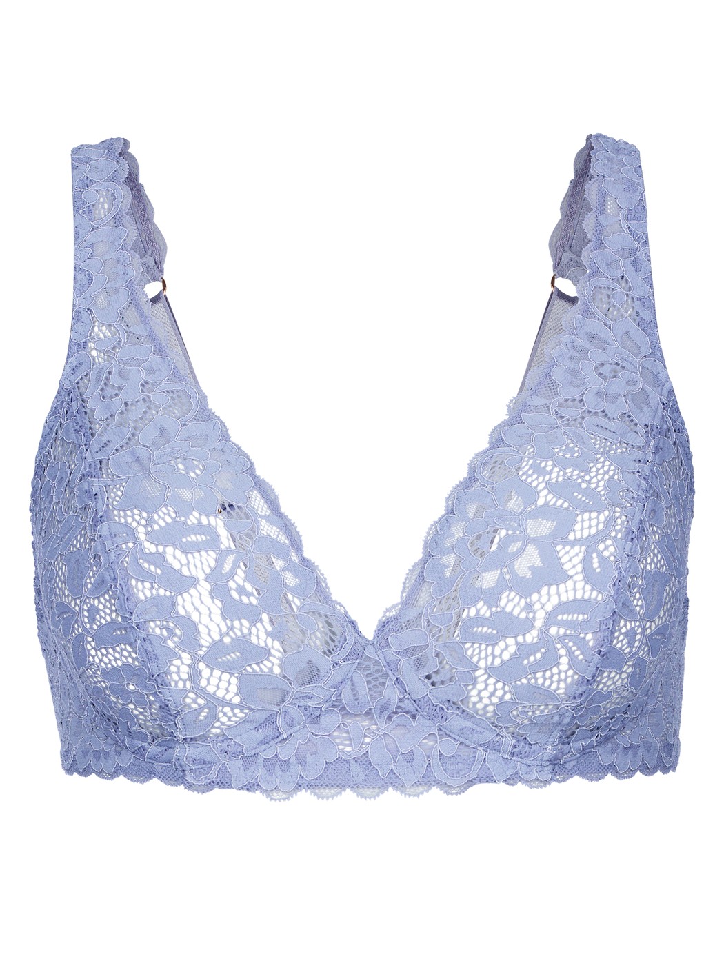 Lace bra without underwires