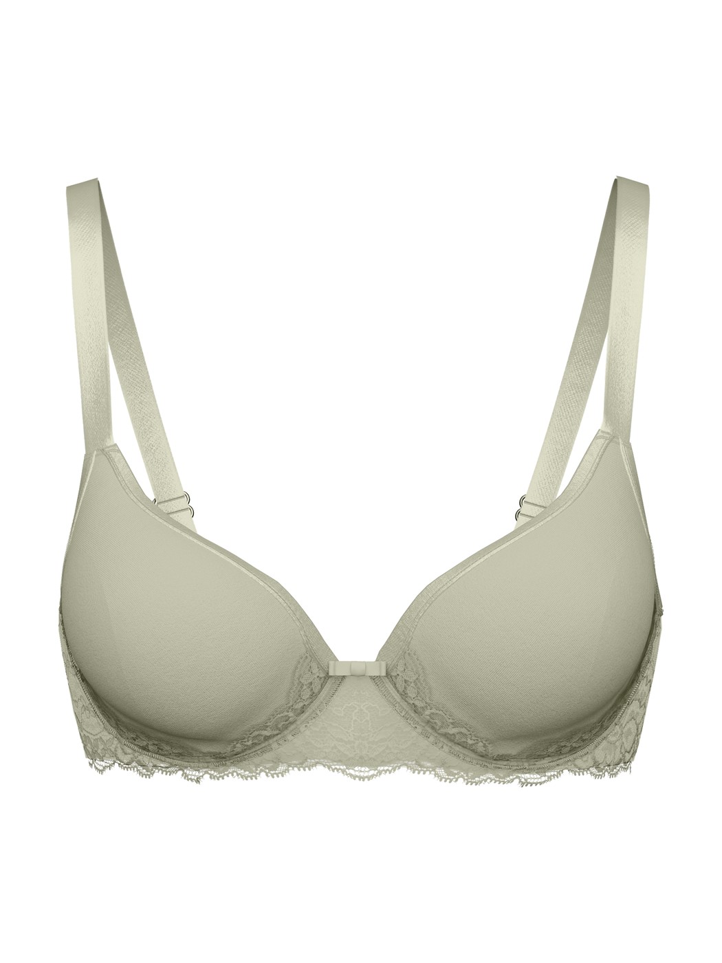 Women - Spacer bra with wires made of Polyamide in Green, Lace, from the Sensual Secrets series by CALIDA
