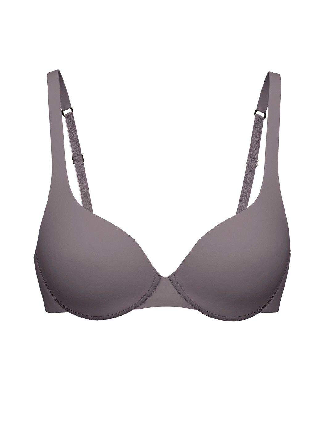 Donna - Reggiseno con ferretto in Poliammide di colore Marrone, Tinta unita, della serie Sleek Skin di CALIDA