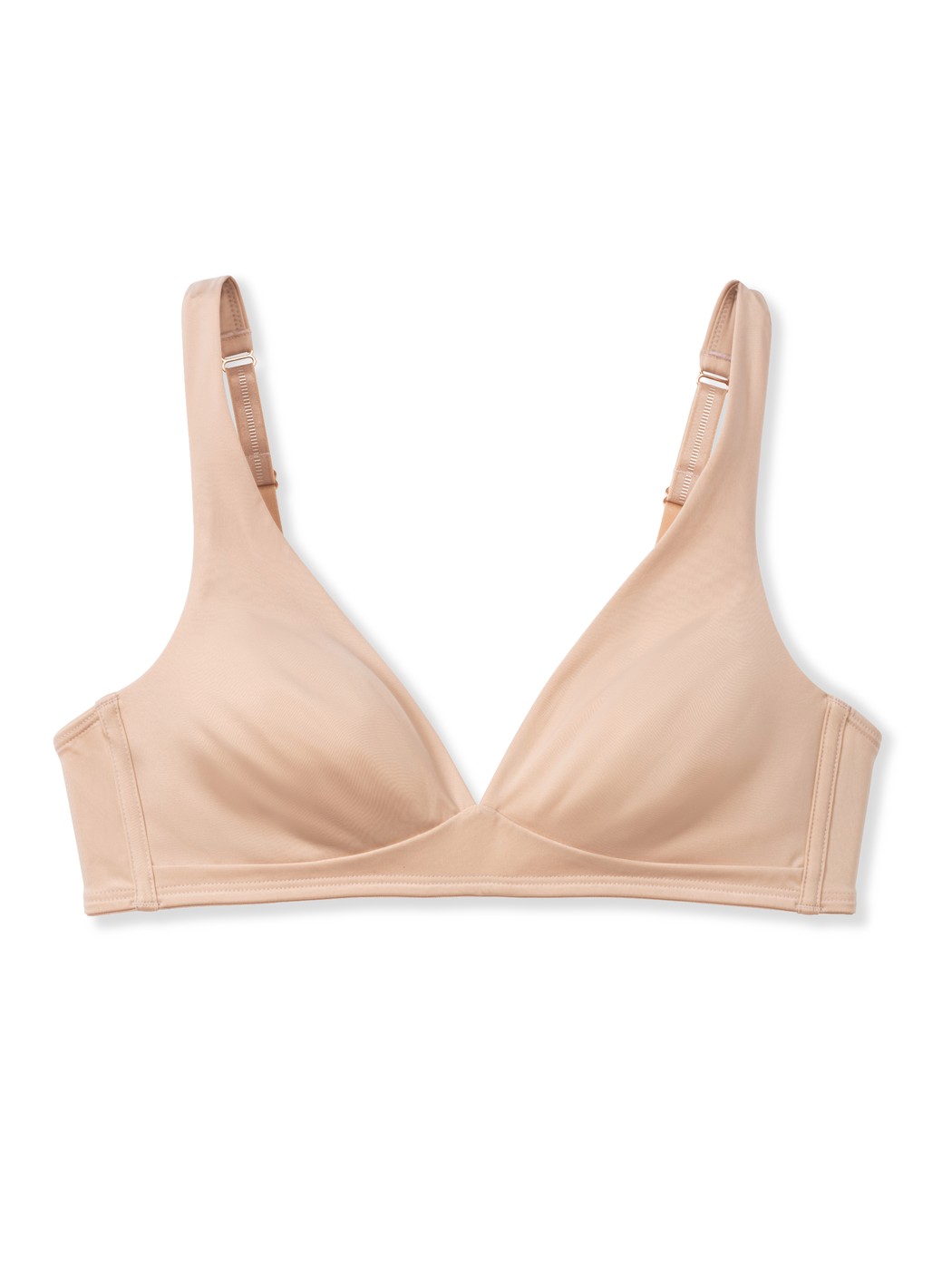 Damen - Soft-BH ohne Bügel aus Polyamid in Beige, Einfarbig aus Serie Eco Sense von CALIDA