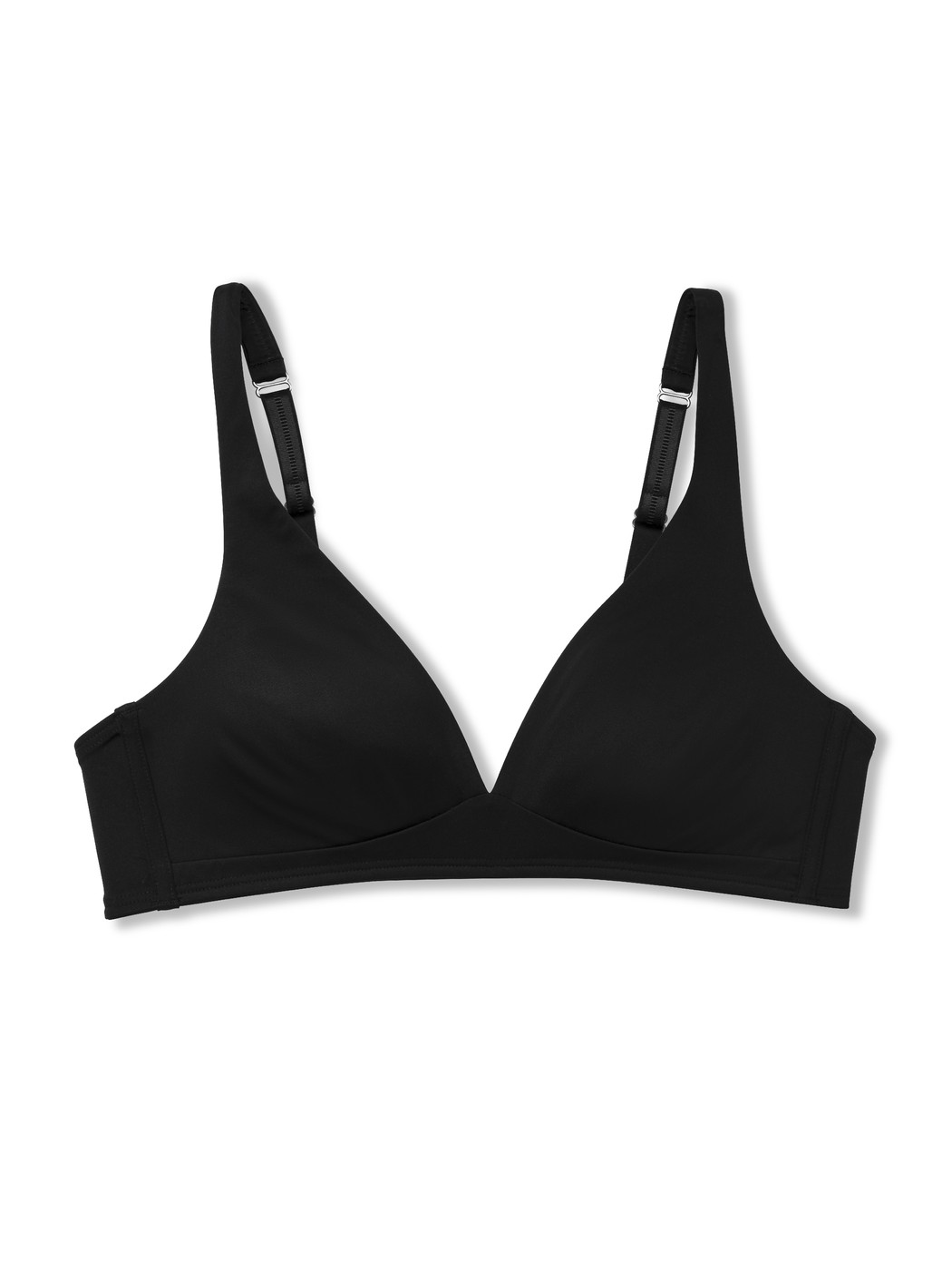 Damen - Soft-BH ohne Bügel aus Polyamid in Schwarz, Einfarbig aus Serie Eco Sense von CALIDA