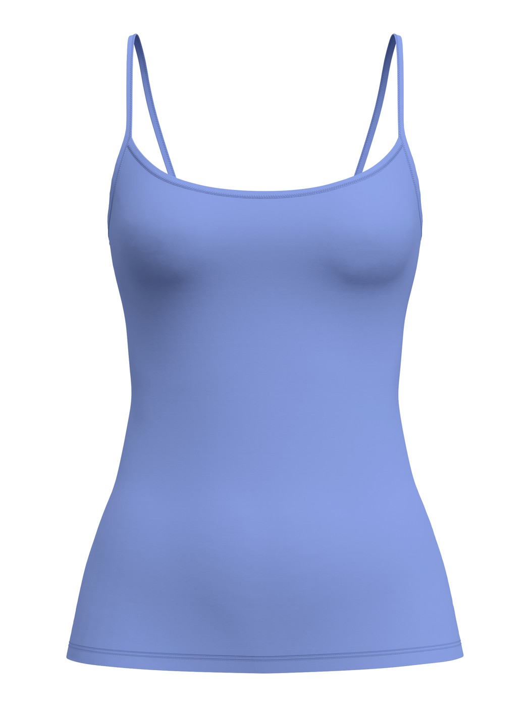 Donna - Top con spalline in Poliammide di colore Blu, Tinta unita, della serie Sleek Skin di CALIDA