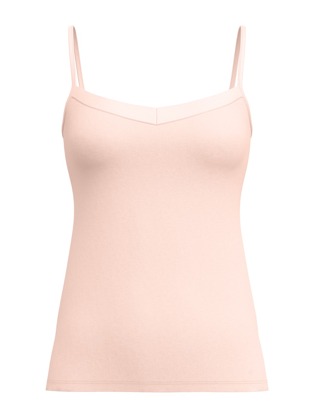 Women - Spaghetti top made of Cotton in Pink, Unicoloured, from the Cate series by CALIDA
