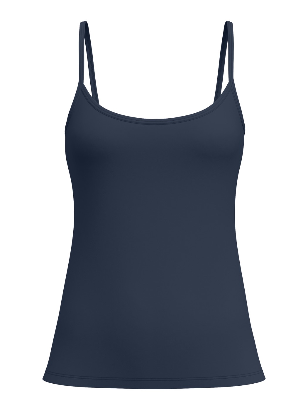 Damen - Spaghetti-Top aus Baumwolle in Blau, Einfarbig aus Serie Essential Cotton Spe von CALIDA