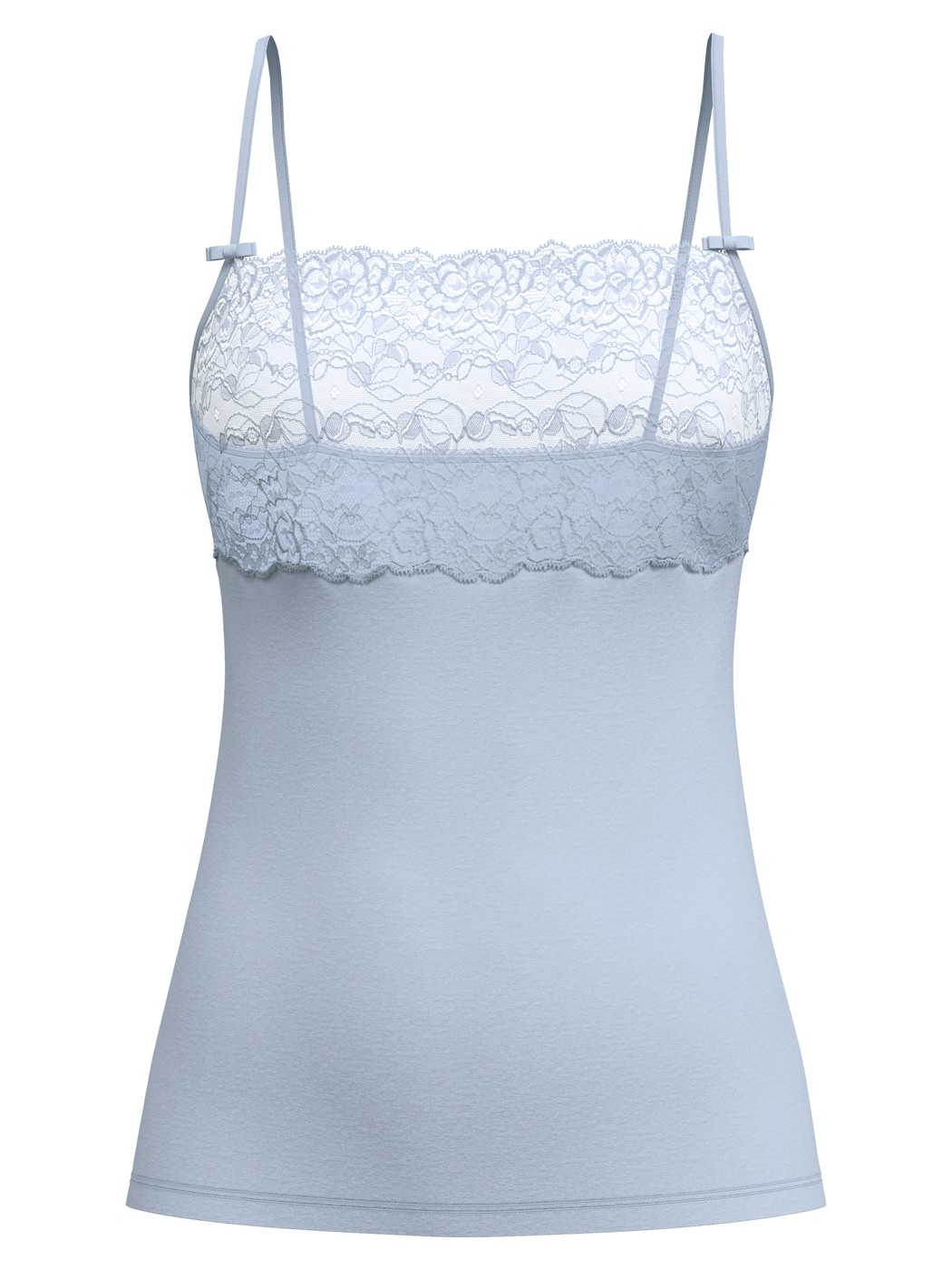 Spaghetti strap top with lace