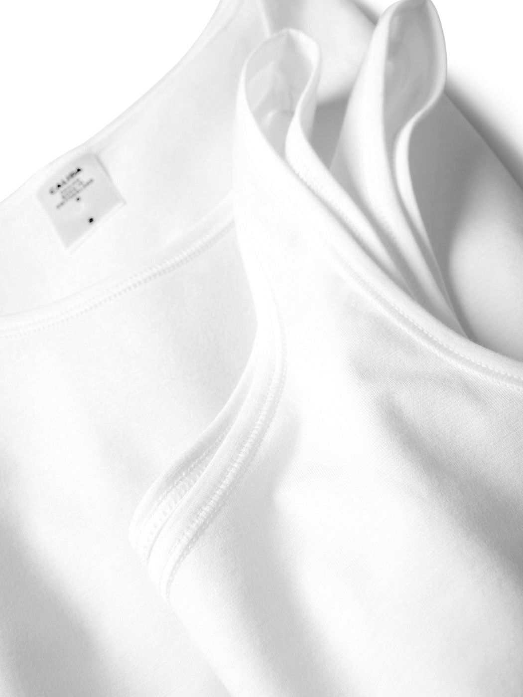 Damen - Tank-Top aus Baumwolle in Weiß, Einfarbig aus Serie Natural Comfort von CALIDA