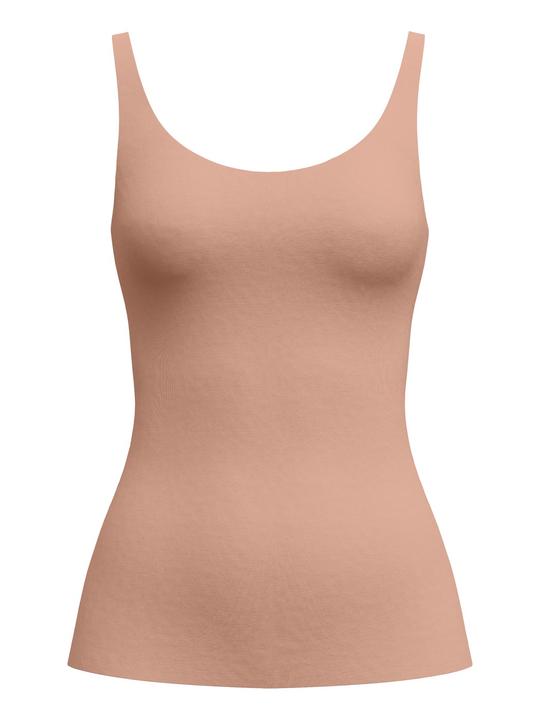 Damen - Tank-Top mit Bustier aus Modal in Grau, Einfarbig aus Serie Natural Skin von CALIDA