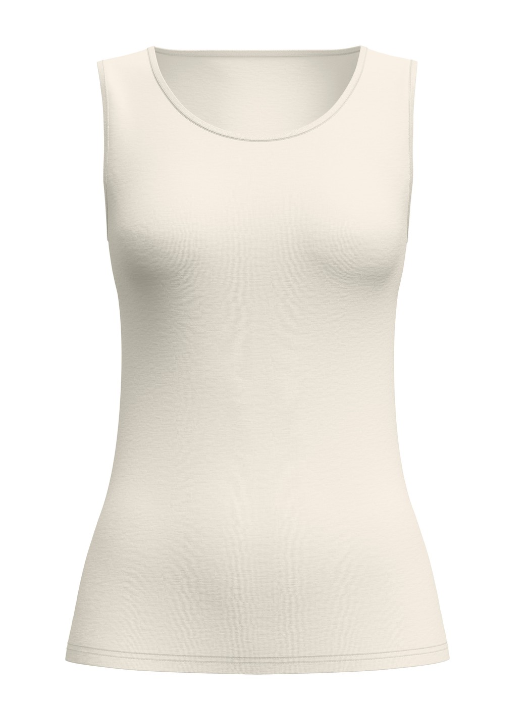 Women - Wool-Silk Tank Top made of Wool in Beige, Unicoloured, from the True Confidence series by CALIDA
