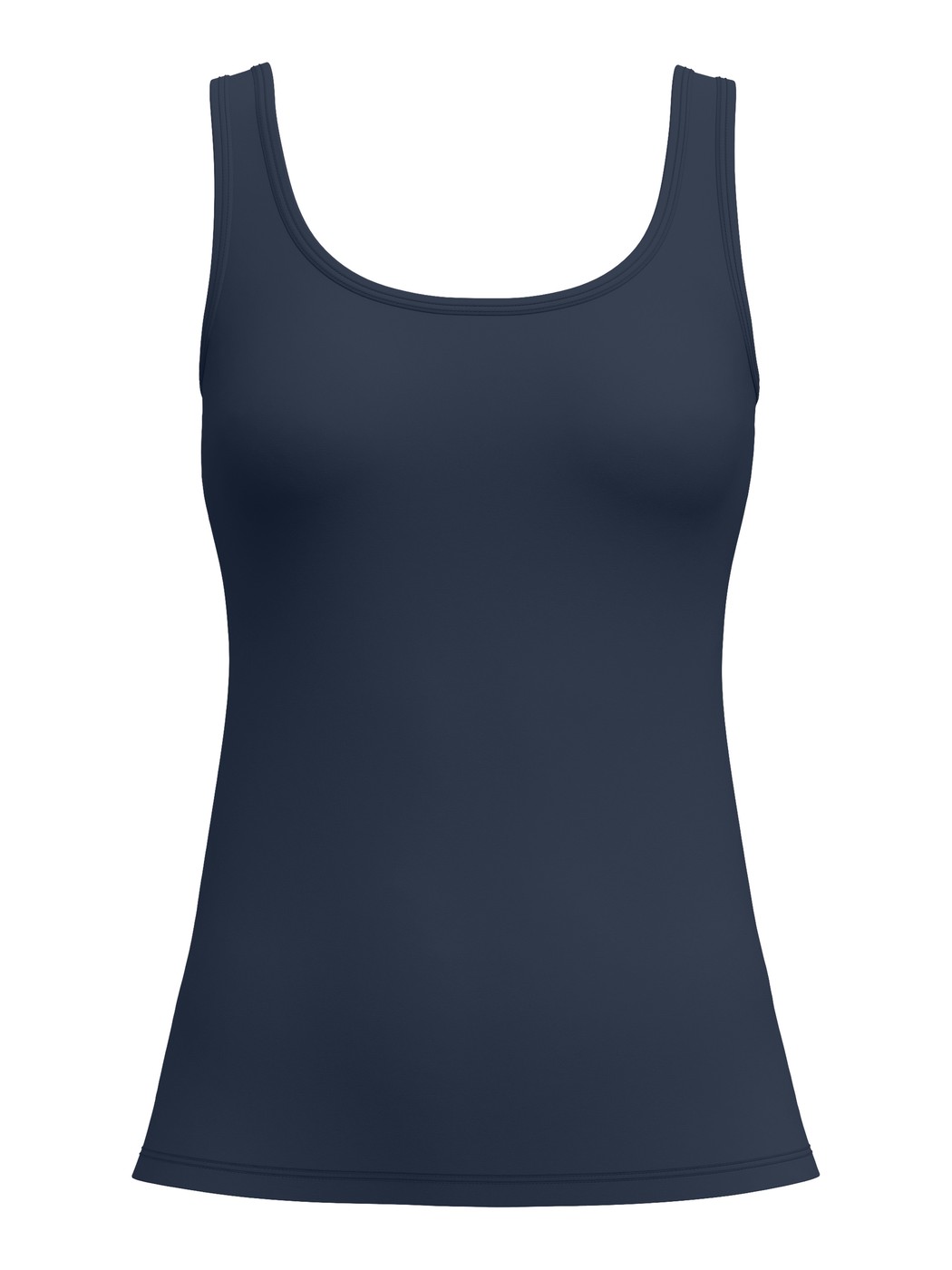 Femme - Débardeur en Coton de couleur Bleu, Unicolore, de la série Essential Cotton Spe de CALIDA