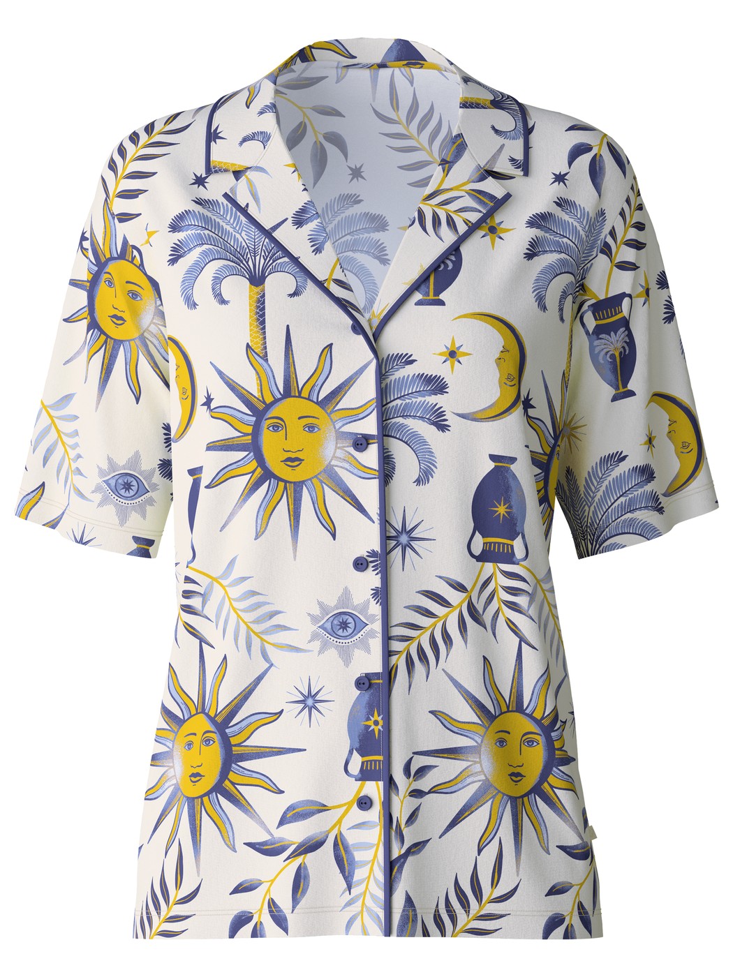 Camicia a maniche corte, abbottonata