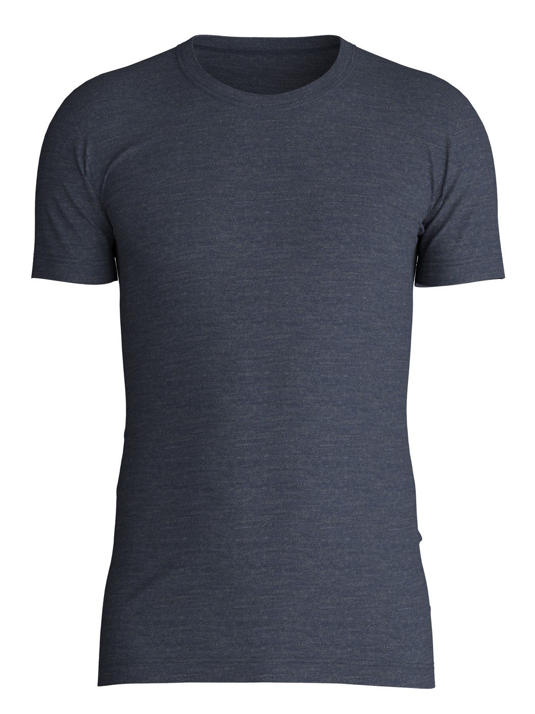 Men - T-shirt made of Wool in Blue, Unicoloured, from the Wool & Silk series by CALIDA