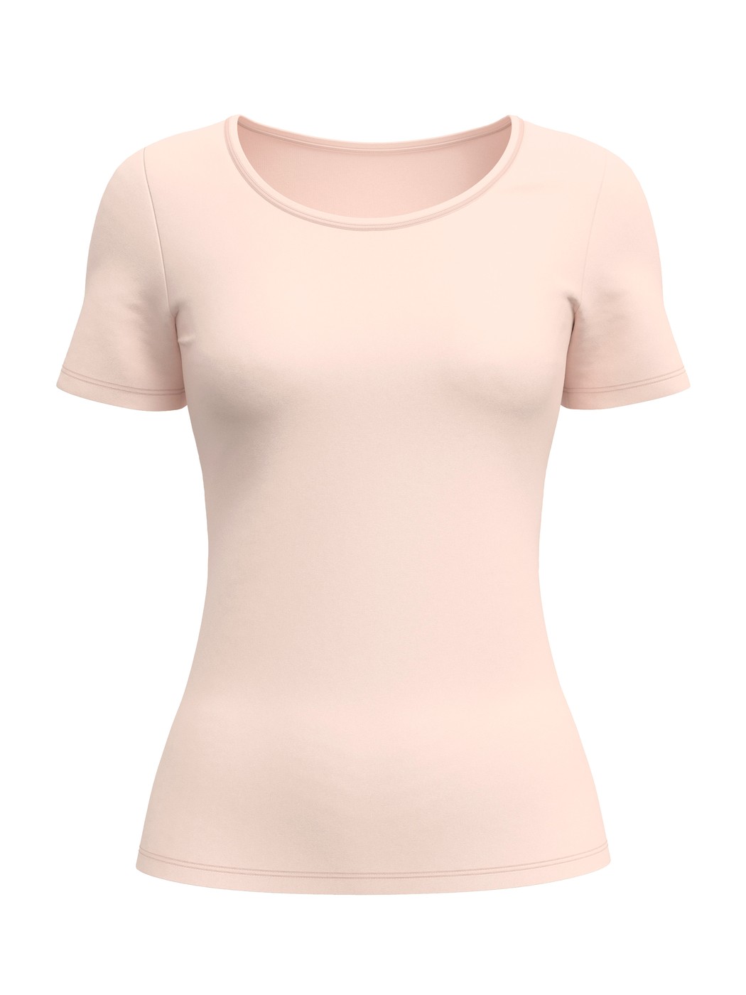 Women - Shirt shortsleeve made of Cotton in Pink, Unicoloured, from the Natural Comfort series by CALIDA