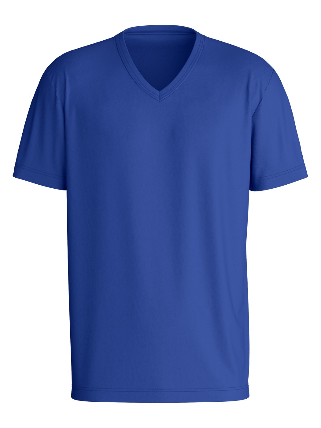 Men - Short-sleeved shirt made of 100% Cotton in Blue, Unicoloured, from the RMX Sleep Time off series by CALIDA