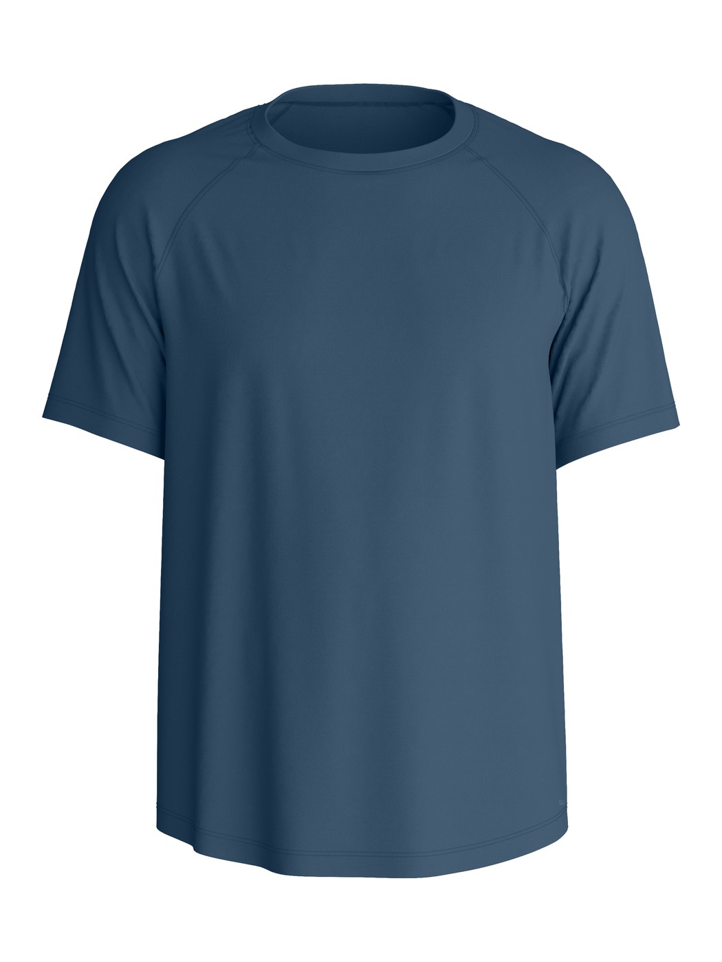 Homme - T-Shirt à manches courtes en Modal de couleur Bleu, Unicolore, de la série Balanced Day de CALIDA