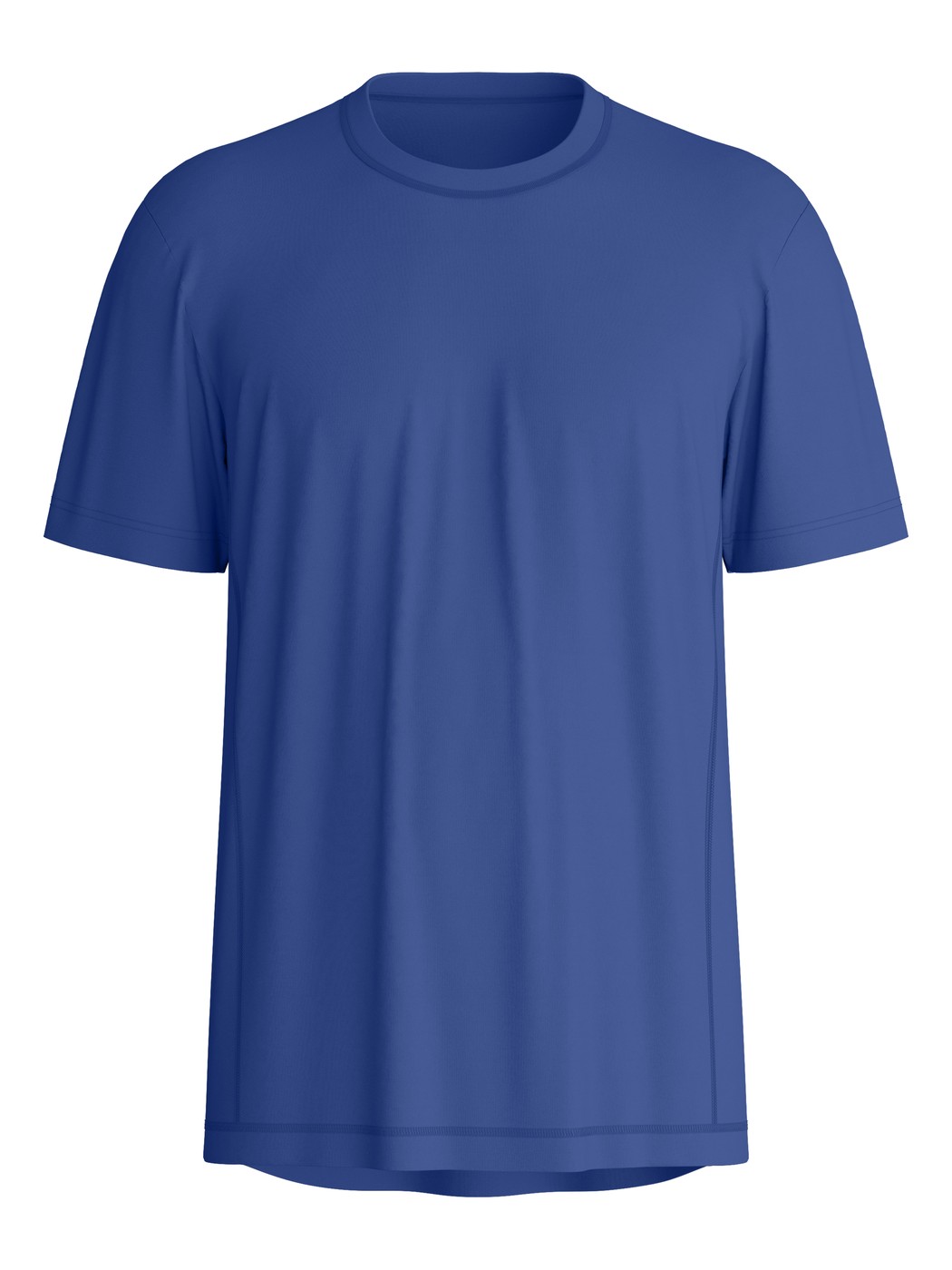 Herren - Kurzarm-Shirt aus Modal in Blau, Einfarbig aus Serie DSW Balancing von CALIDA