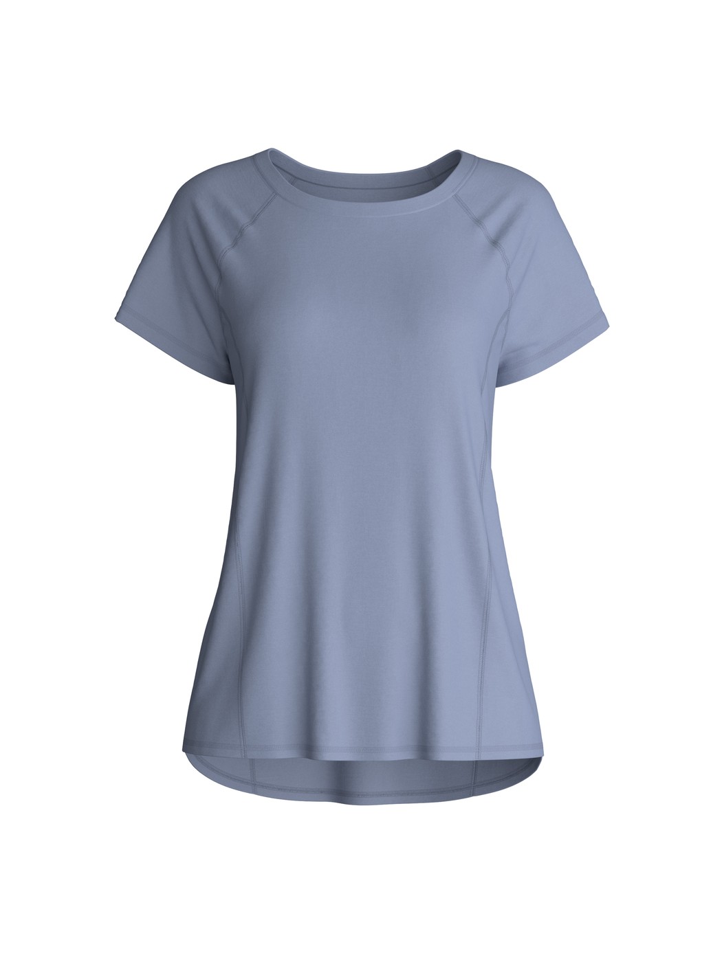 Damen - Kurzarm-Shirt aus Lyocell in Blau, Einfarbig aus Serie DSW Cooling von CALIDA