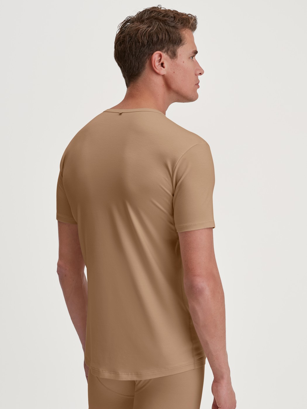 Business V-Neck Undershirt with Integrated Sweat Guards