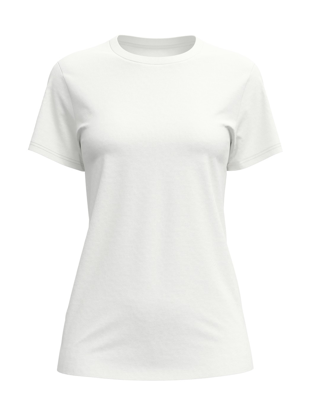 Femme - T-shirt à manches courtes en Modal de couleur Blanc, Unicolore, de la série Natural Skin de CALIDA