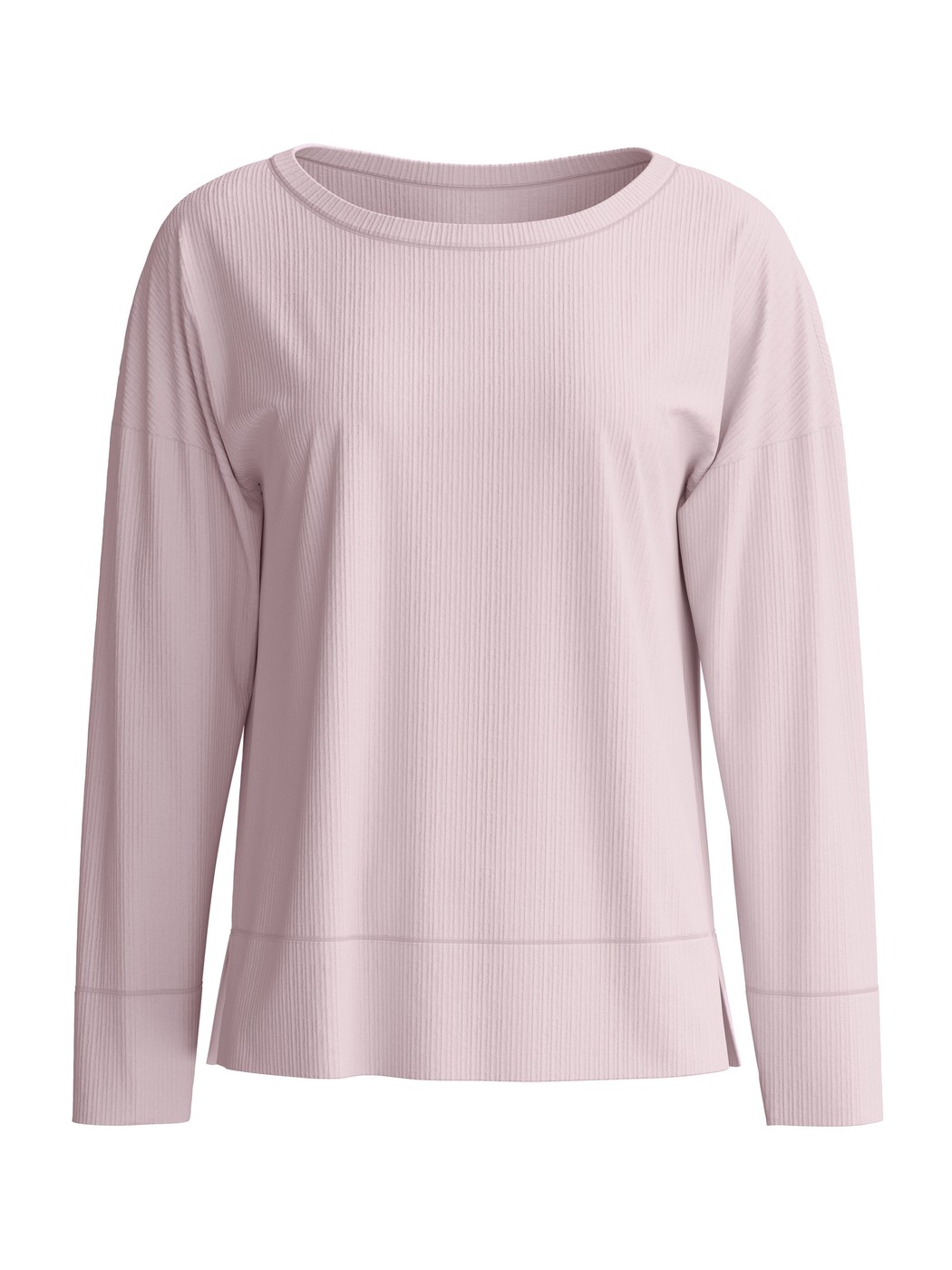 Damen - Langarm-Shirt aus TENCEL™ Modal aus Modal in Violett, Einfarbig aus Serie Feminine Lounge von CALIDA