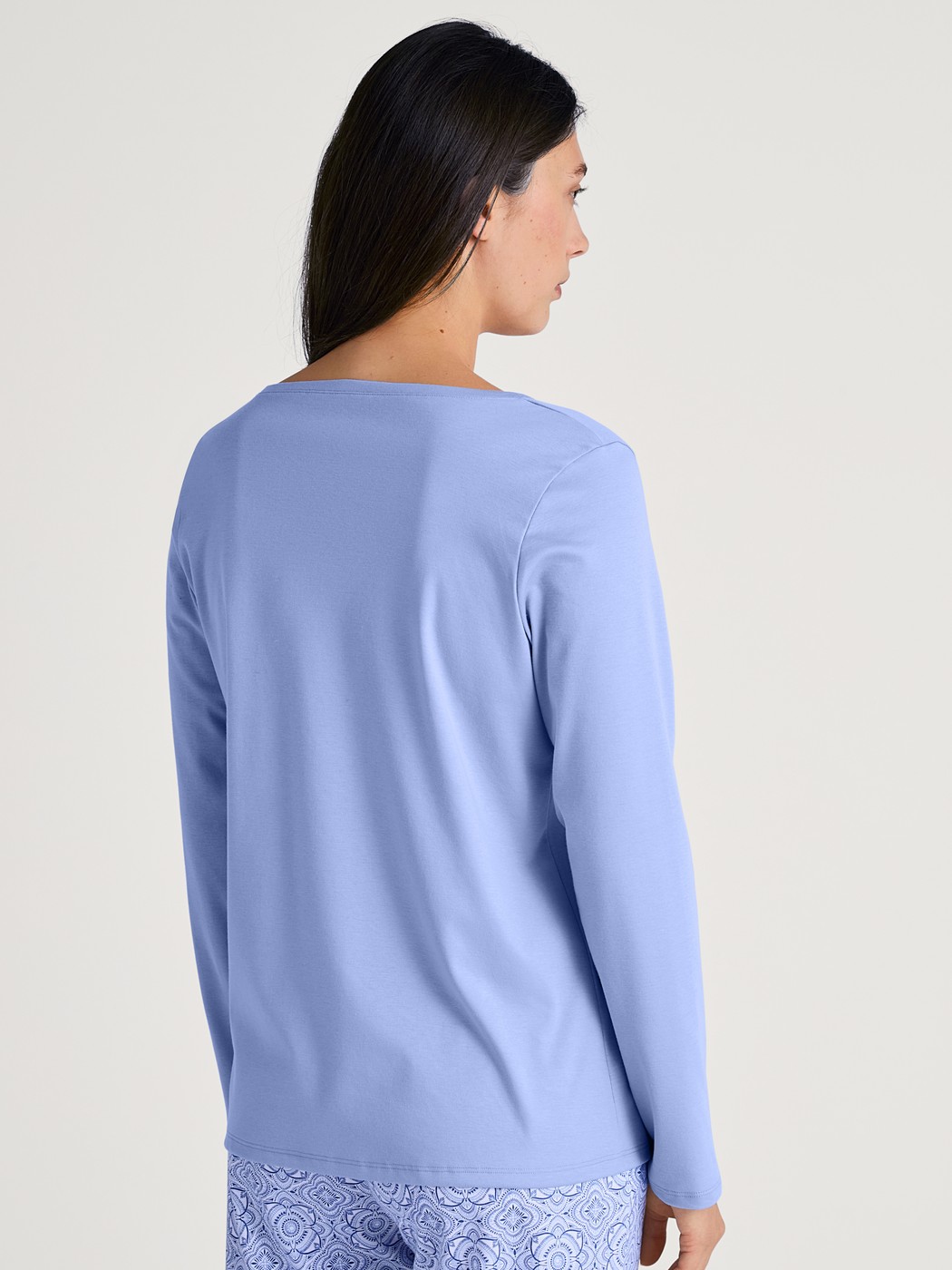 Langarm-Shirt, V-Neck