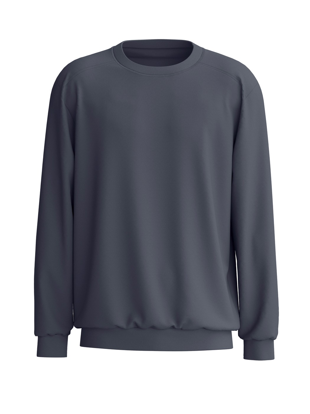 Men - Sweatshirt made of Cotton in Grey, Unicoloured, from the RMX Lounge Casual series by CALIDA