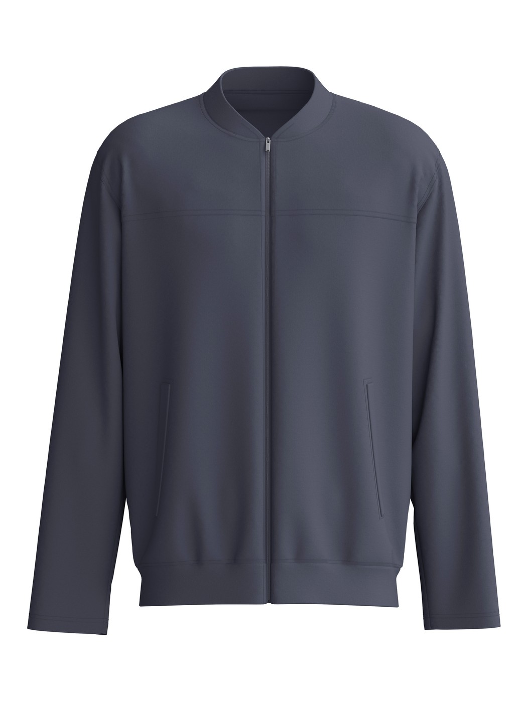 Uomo - Giacca in Cotone di colore Grigio, Tinta unita, della serie RMX Lounge Casual di CALIDA