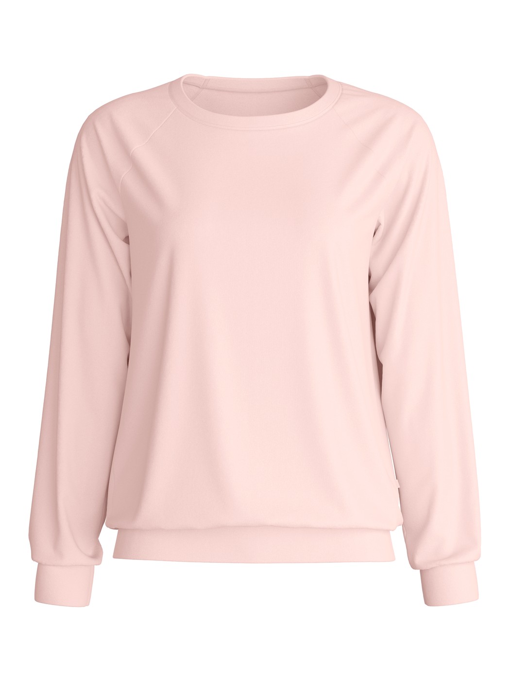 Femme - T-shirt à manches longues et raglan en 100% coton de couleur Rose, Unicolore, de la série Favourites Arts de CALIDA