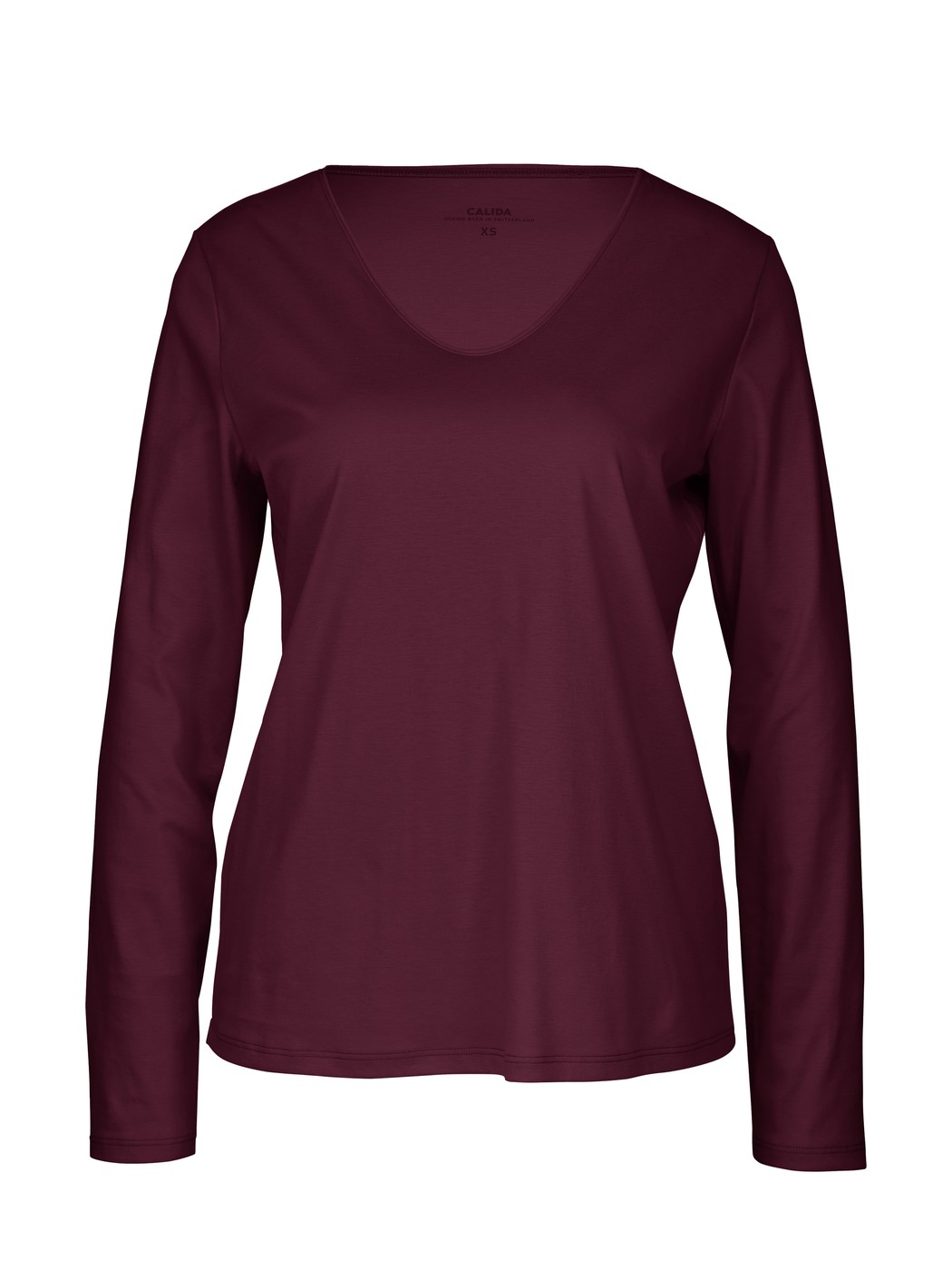 Langarm-Shirt, V-Neck