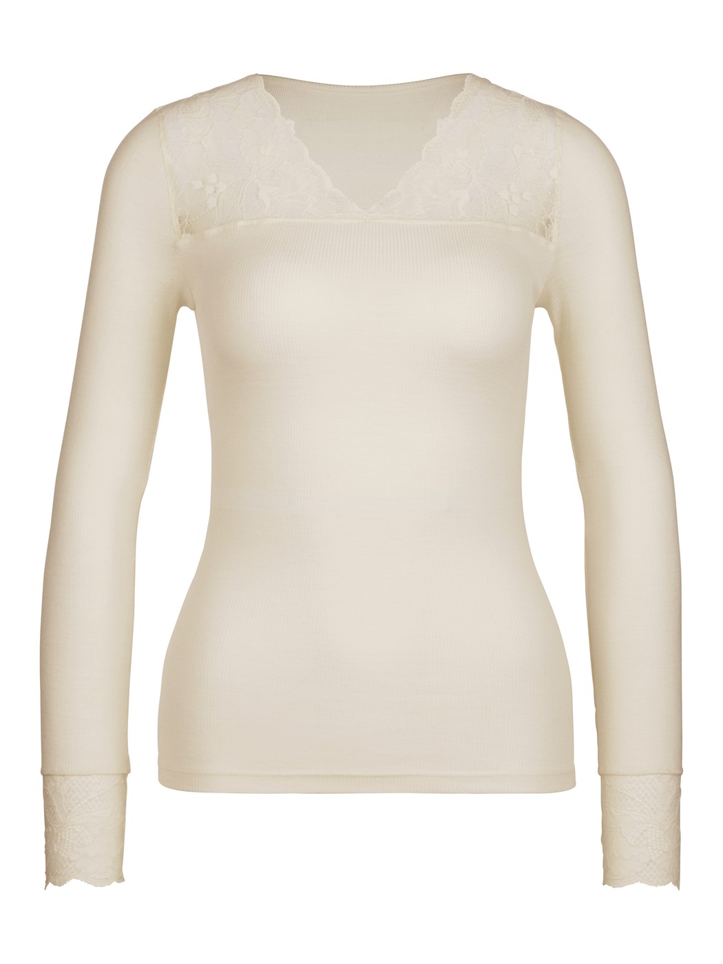 Wool-silk long-sleeved shirt