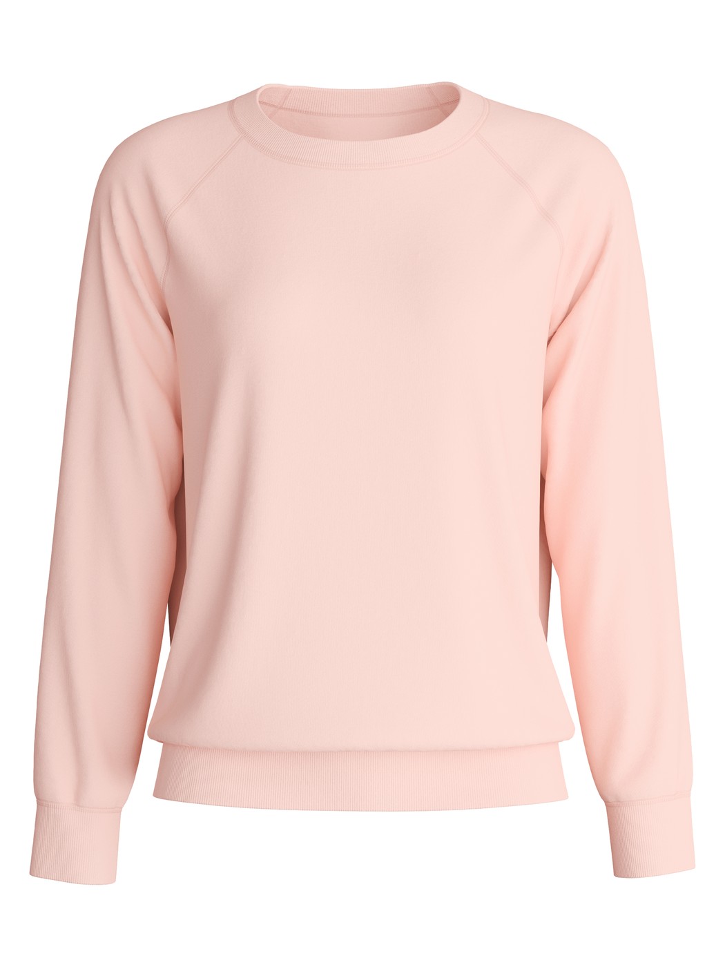 Damen - Langarm-Shirt aus 100% Baumwolle in Rosa, Einfarbig aus Serie Favourites Universe von CALIDA