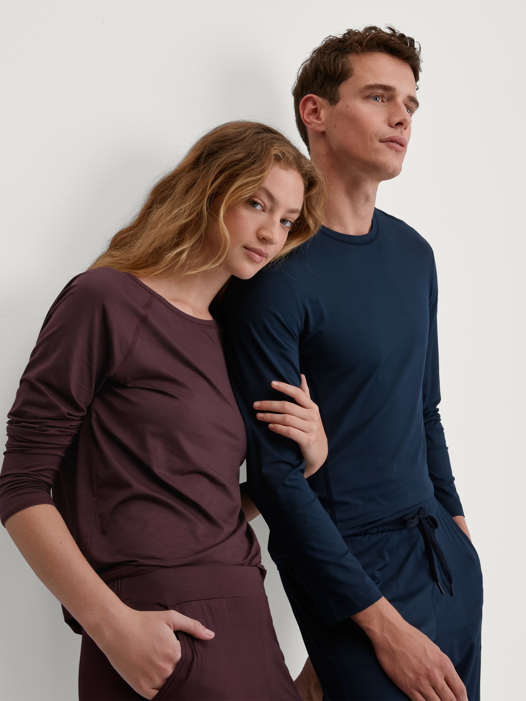 Damen - Langarm-Shirt aus Modal in Braun, Einfarbig aus Serie DSW Balancing von CALIDA, Signature