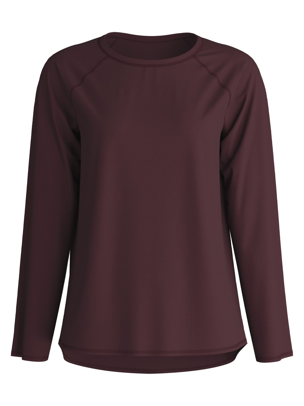 Damen - Langarm-Shirt aus Modal in Braun, Einfarbig aus Serie DSW Balancing von CALIDA