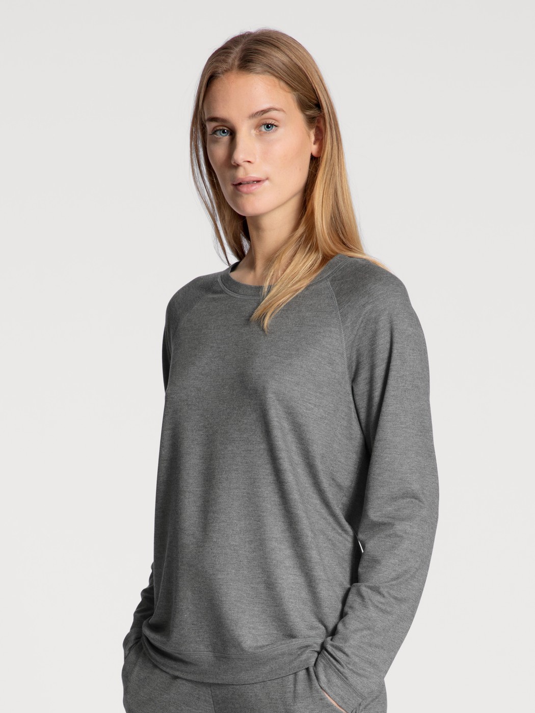 Shirt long sleeve, french terry