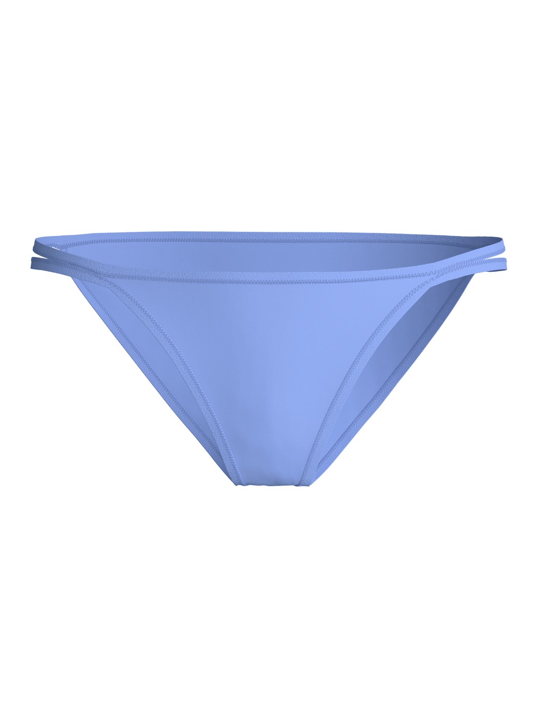 Women - Low Cut Tanga Brief made of Polyamide in Blue, Unicoloured, from the Sleek Skin series by CALIDA